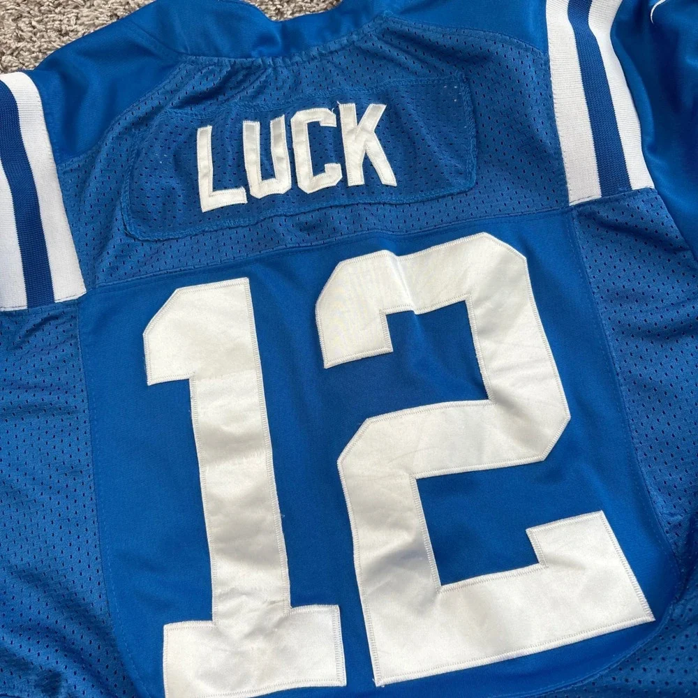 Indianapolis Colts Andrew‎ Luck 12 NFL Football Jersey Nike Men's Size 44